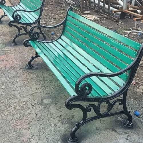 Metal bench for Garden