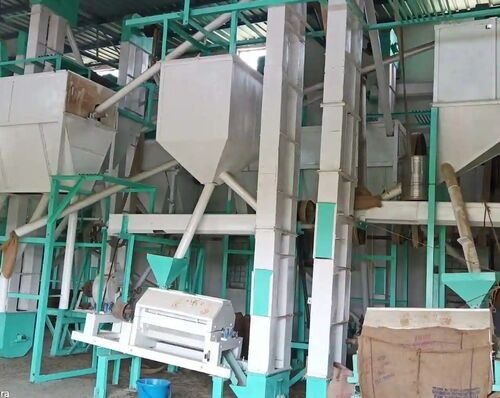 Floor Mounted Heavy-Duty High Efficiency Electrical Automatic Dal Mill Plant