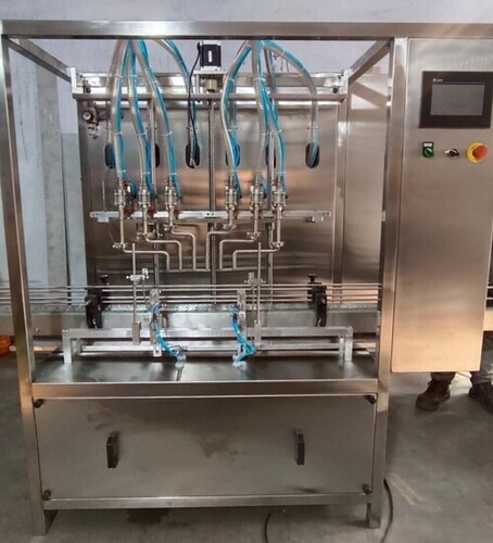 Automatic Six Head Liquid Filling Machine 3 - Color: Silver