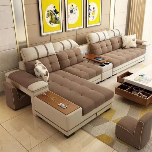 Living Room Modern L Shaped Sofa Set