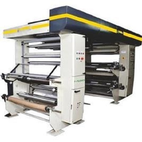 Flexographic Printing Machine - Aluminum Steel 10X5X6M Off-White | High-Speed Printing Adjustable Length Efficient Ink Distribution Precision Color Registration Advanced Anilox Roller Technology User-Friendly Control Wide Substrate Compatibility
