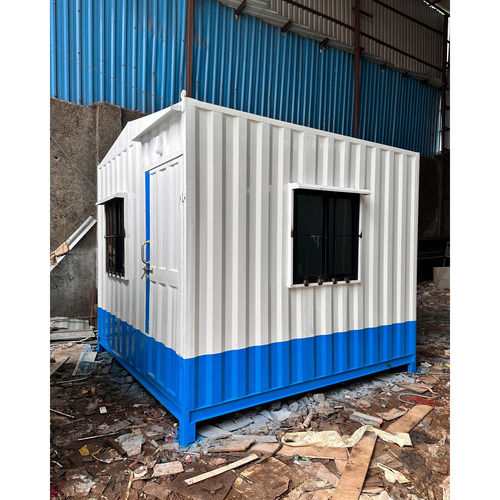 Porta Cabins - Steel, Variable Dimensions, White | Corrosion Resistant, Easy Assembly, Weather Resistant, Durable Structure, Versatile Use