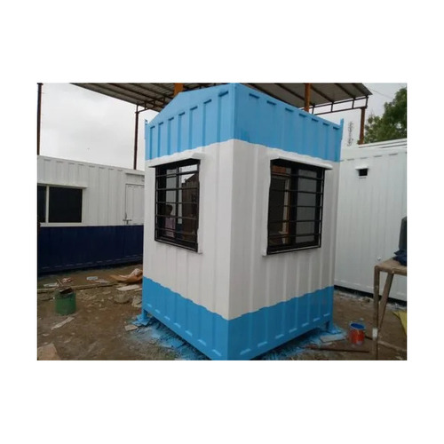 Steel Portable Security Cabin - Steel 8x8x8 ft Blue | Cost Effective Customizable Durable Structure Easy Assembly Secure Design Versatile Use Weatherproof