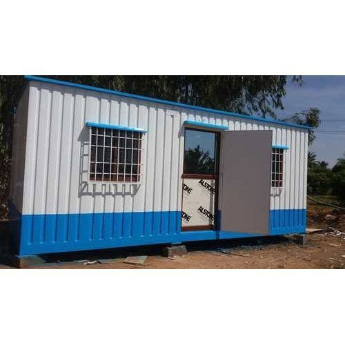Mild Steel Portable Cabin - Rectangular Shape, Customizable Dimensions, Paint Coated White | Eco-Friendly, Easy Assembly, Durable Structure, Versatile Use, 1-Year Warranty