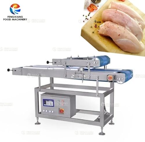 Commerical Double Track Chicken Breast Meat Salmon Fish Slicer Cutting Machine