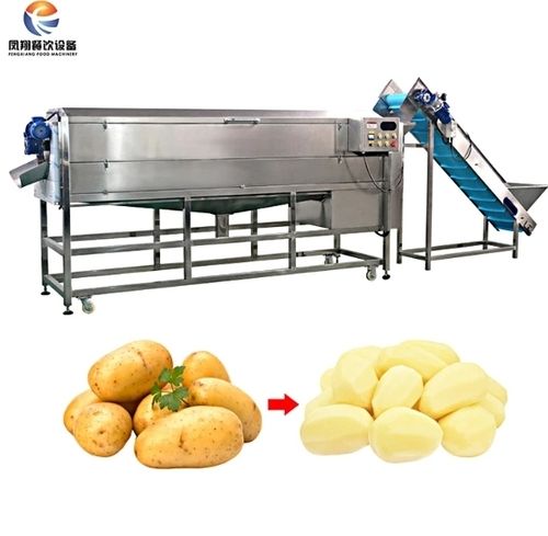 Potato Carrot Taro Large Spiral Cleaning Peeling Machine