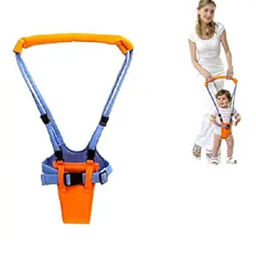 Child Walking Harness Safety Belt Orange Blue Handheld and Adjustable