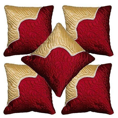 Light Weighted Square Shape Ethnic Style Plain Designer Cushion Cover