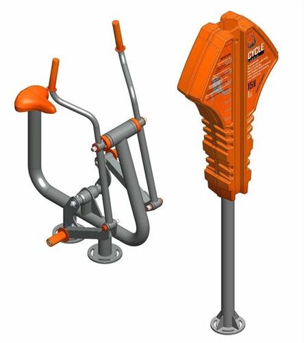 Ruggedly Constructed Fitness Cycle Gym Machine