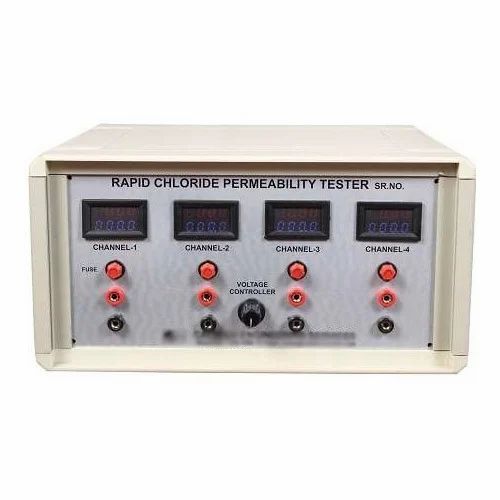 Rapid Chloride Permeability Tester - 4 Cell Auto/Manual Model RCPT Advance | Sturdy Design, Clear Digital Display, Long Service Life