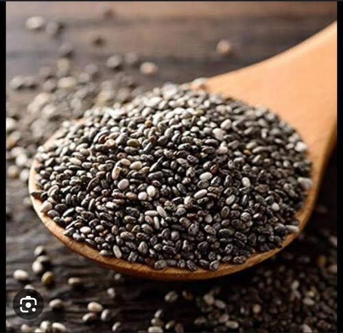 Indian Origin Dried Black Chia Seeds