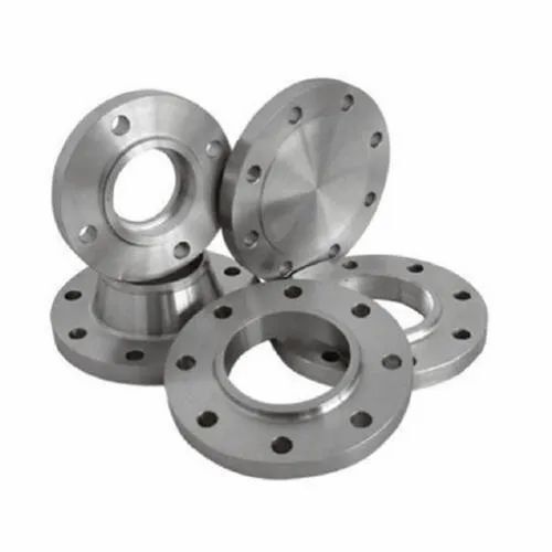 Circular Silver Stainless Steel Pipe Flanges