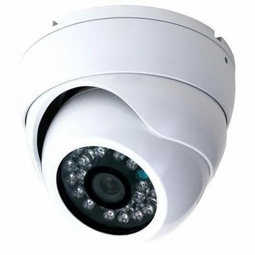 White Cctv Dome Camera