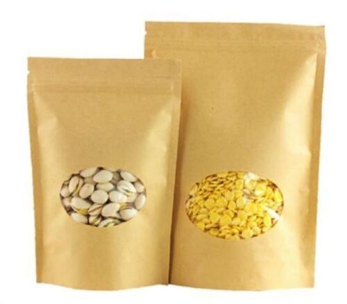 Brown Color Ziplock Pouches Bags for Packaging