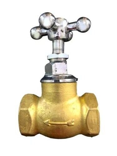 Glossy Finish Corrosion Resistant Brass and Steel One Piece Water Flush Cock