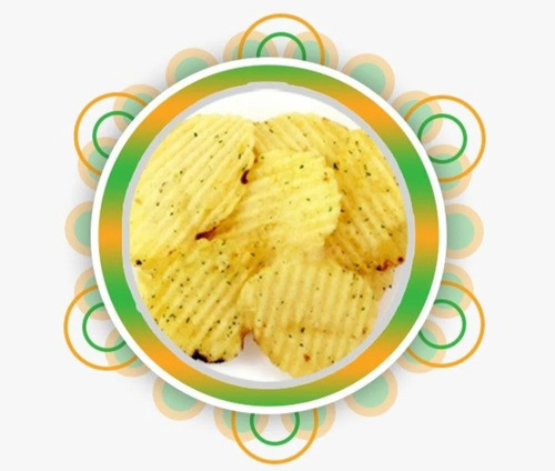 Fried and Salted Potato Chips
