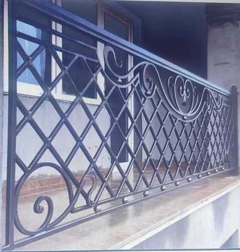 Designer metal railing