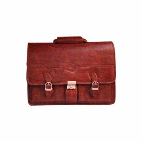 Long Lasting Durable Plain PU Leather Stylish Laptop Bags