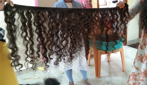 20 Inches Long 100% Indian Curly Human Hair