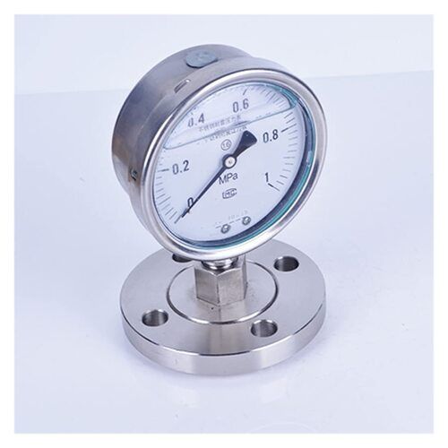 Round Shape Steel Diaphragm Sealed Pressure Gauges