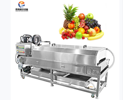 High efficiency industrial imported spray fruit washing and sterilization machine