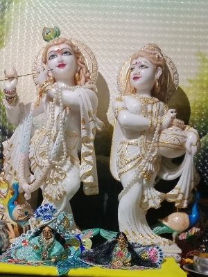 marble krishna statue