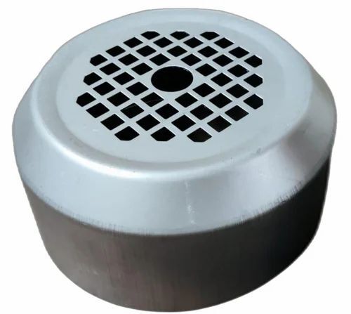 Round Motor Fan Cover - High Manganese Metal, Max 600 mm Outer Diameter x Max 200 mm Height, Polished Finish | Corrosion and Rust Resistant, Explosion-Proof Design, Easy Installation, Includes Packing Seal