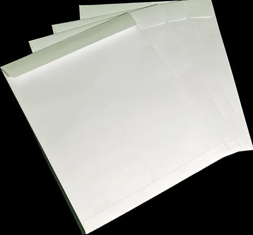 White Laminated paper envelope