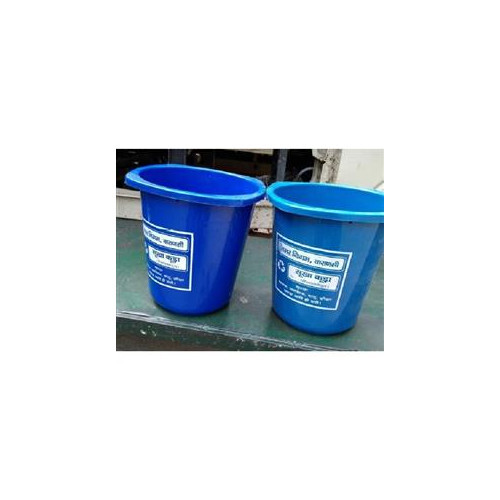 Blue Plastic Bucket