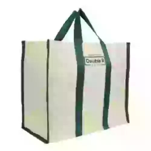 White Plain Canvas Shopping Carry Bags