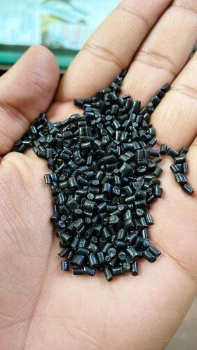 Black Recycled Plastic Granules