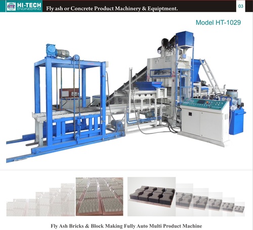Automatic Fly Ash Brick Making Machine Ht-1029 - Capacity: 3500 Pcs/Hr