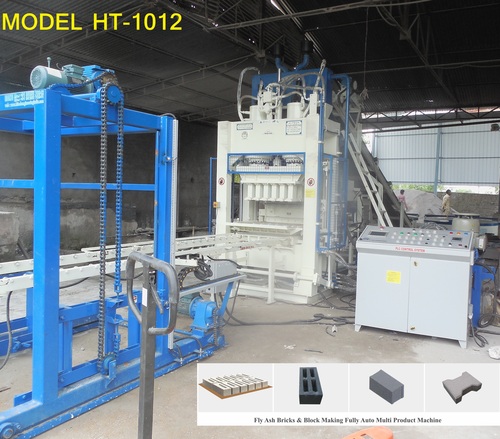 Automatic Fly Ash Bricks And Blocks Making Machine Ht-1012 - Capacity: 3000 Pcs/Hr