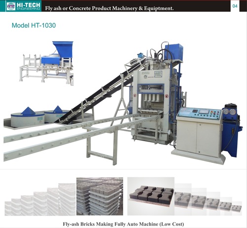Automatic Hydraulic Brick Making Machine Ht-1030 - Capacity: 2000 Pcs/Hr