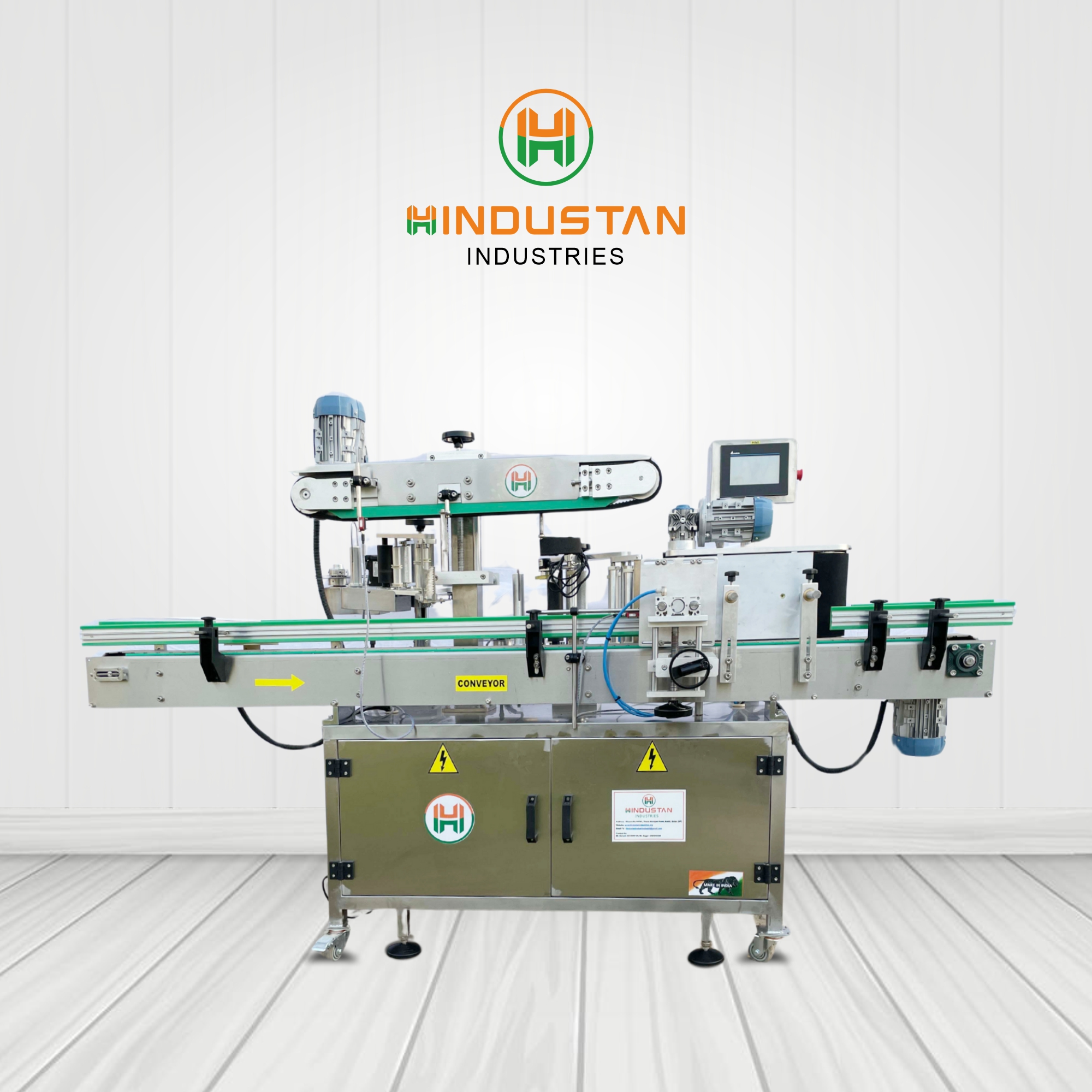 Neck Round Labelling Machine - Accuracy: 100 %