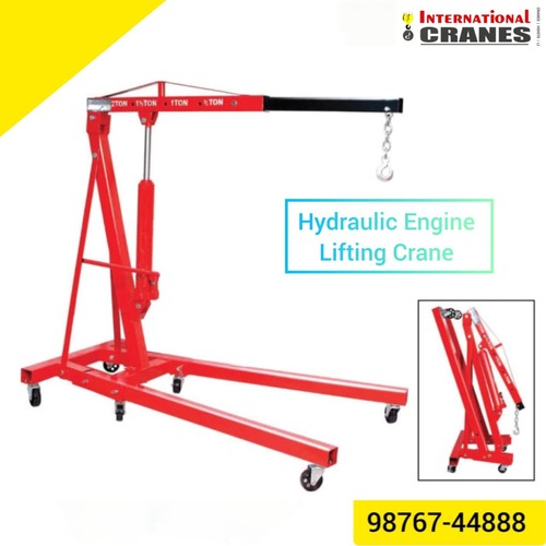 Engine Lifting Crane - Color: Red