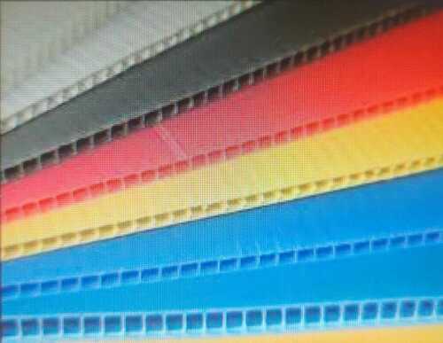 Rectangular Crack Resistant Multicolor Plain PVC Flat Sheets for Industrial