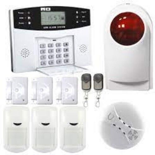 White Color Plastic Material Security Alarm System    