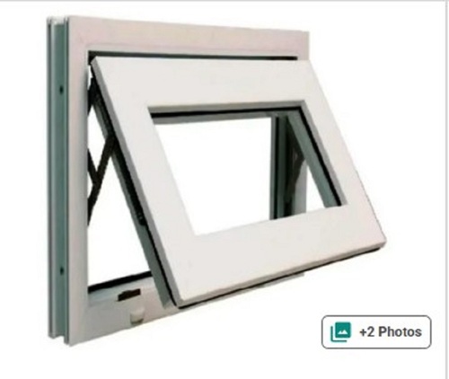 Upvc Window - Rectangular Customized Size | Easy to Clean Painted Finish White Color for Residential and Commercial Use