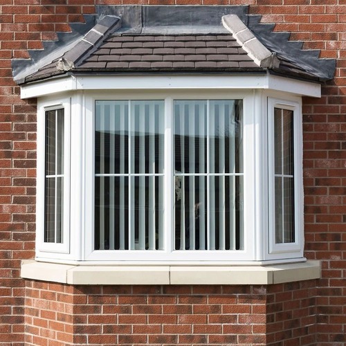 White Upvc Bay Window
