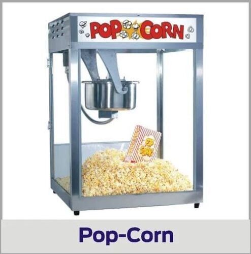 Semi Automatic And Hard Structure Pop Corn Gas Machine