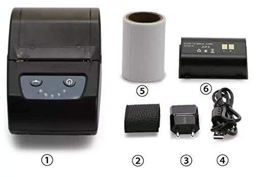 SRS58D Bluetooth Label and Receipt Printer