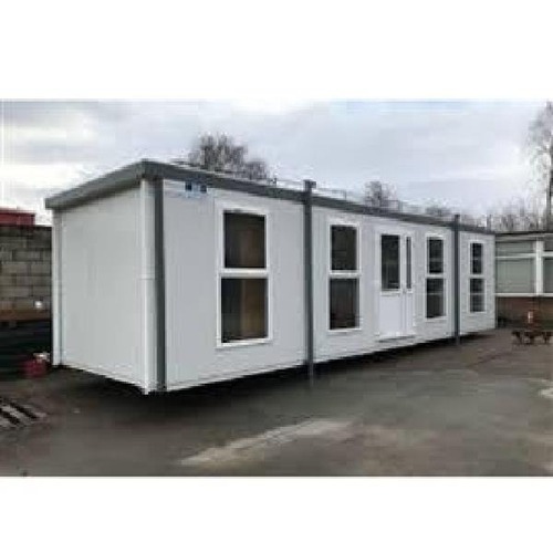 Portable Office Cabin - PUF Panel Material, Variable Dimensions | Quick Installation, Energy-Efficient Insulation, Weather-Resistant Design