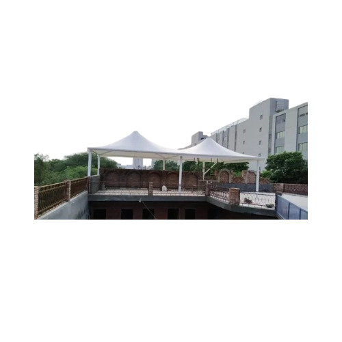 Shade Awnings - PVC Material, Free Standing, Dome Shape, Blue Color, Waterproof | UV Protection, Weatherproof, Durable, Customizable, Easy Install