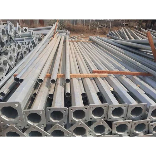 7 Meter Octagonal Poles - Features: Also Available On Demand Height 6M