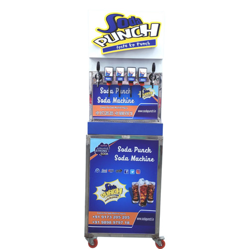 4 Plus 2 Soda Vending Machine - Capacity: 1000 To1200 Pcs/Min