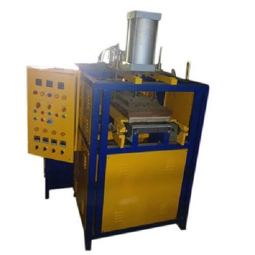 Semi Automatic Thermocol Plate Making Machines - Electric Drive, Yellow Color, 220 TA Voltage | Heavy Duty, High Performance, 1 Year Warranty