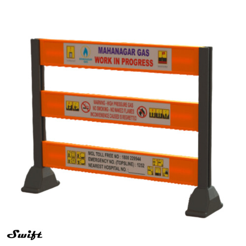 5 Pcs Mgl Security Barricade Rsb-5P-2.5M (Mgl) - Application: Highways