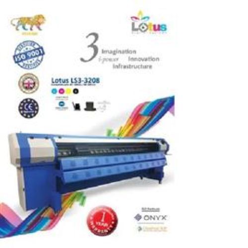 लोटस Ls3 3208 का उपयोग करने वाली Km 512 स्वचालित फ्लेक्स प्रिंटिंग मशीन