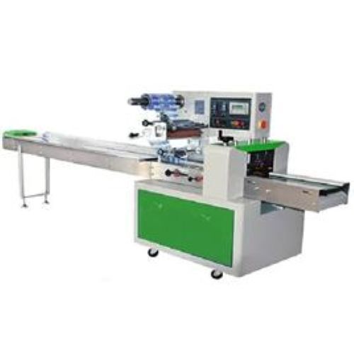 Chikki Packing Machine - Stainless Steel 220V/440V 50Hz/60Hz Servo Motor Pillow Packing Style 5g to 500g+ Capacity | PLC Control Customizable Automation High Speed Durable Build